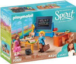 *** PLAYMOBIL SPIRIT - MADEMOISELLE KATE FLORES ET SALLE DE COU #70121